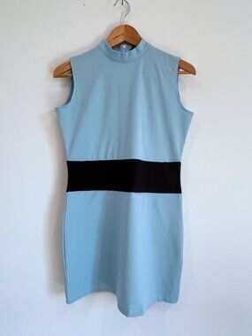 Powerpuff Girls Bubbles Cosplay Dress Light Blue Large Costume